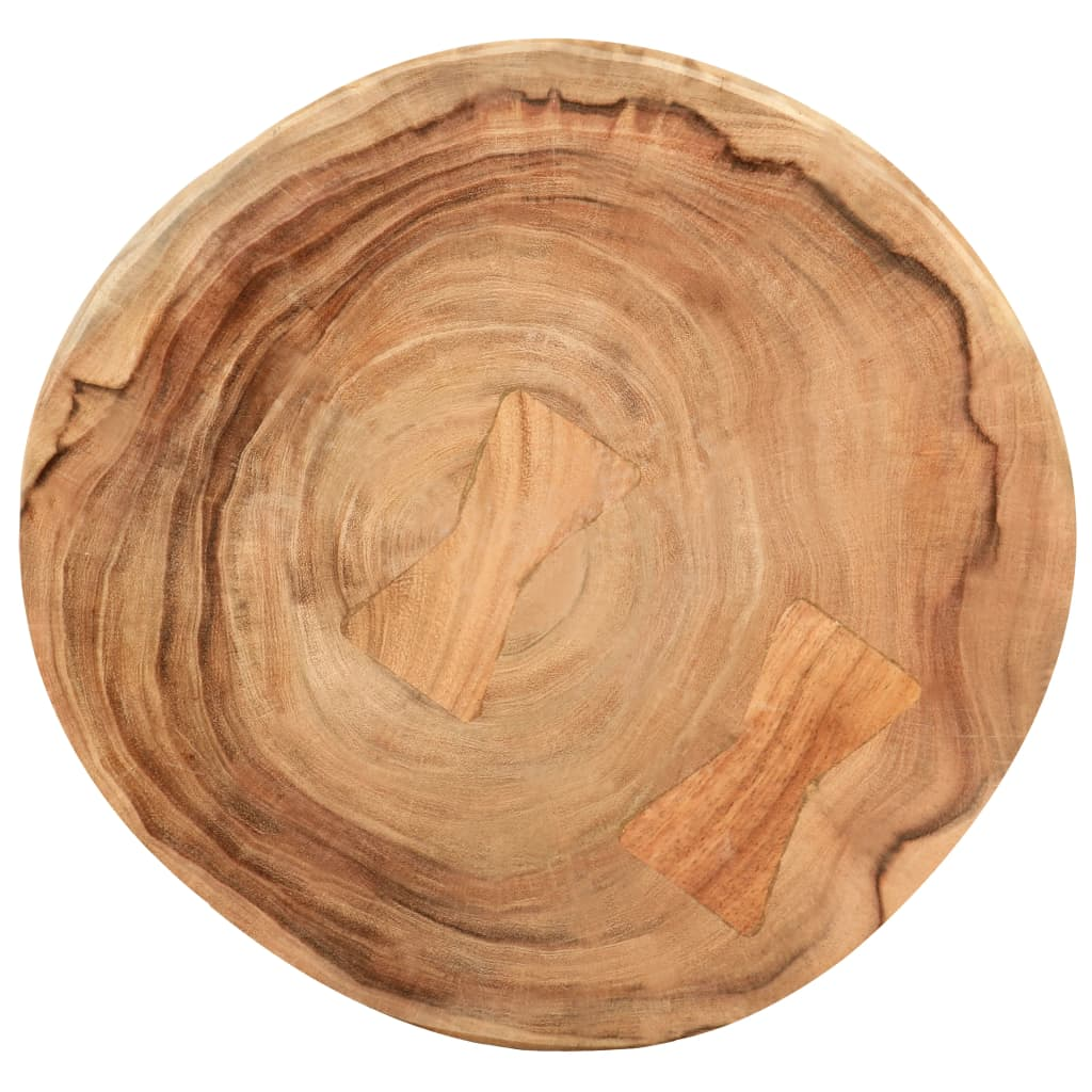 Solid Acacia Wood Bar Stools 2 piece set