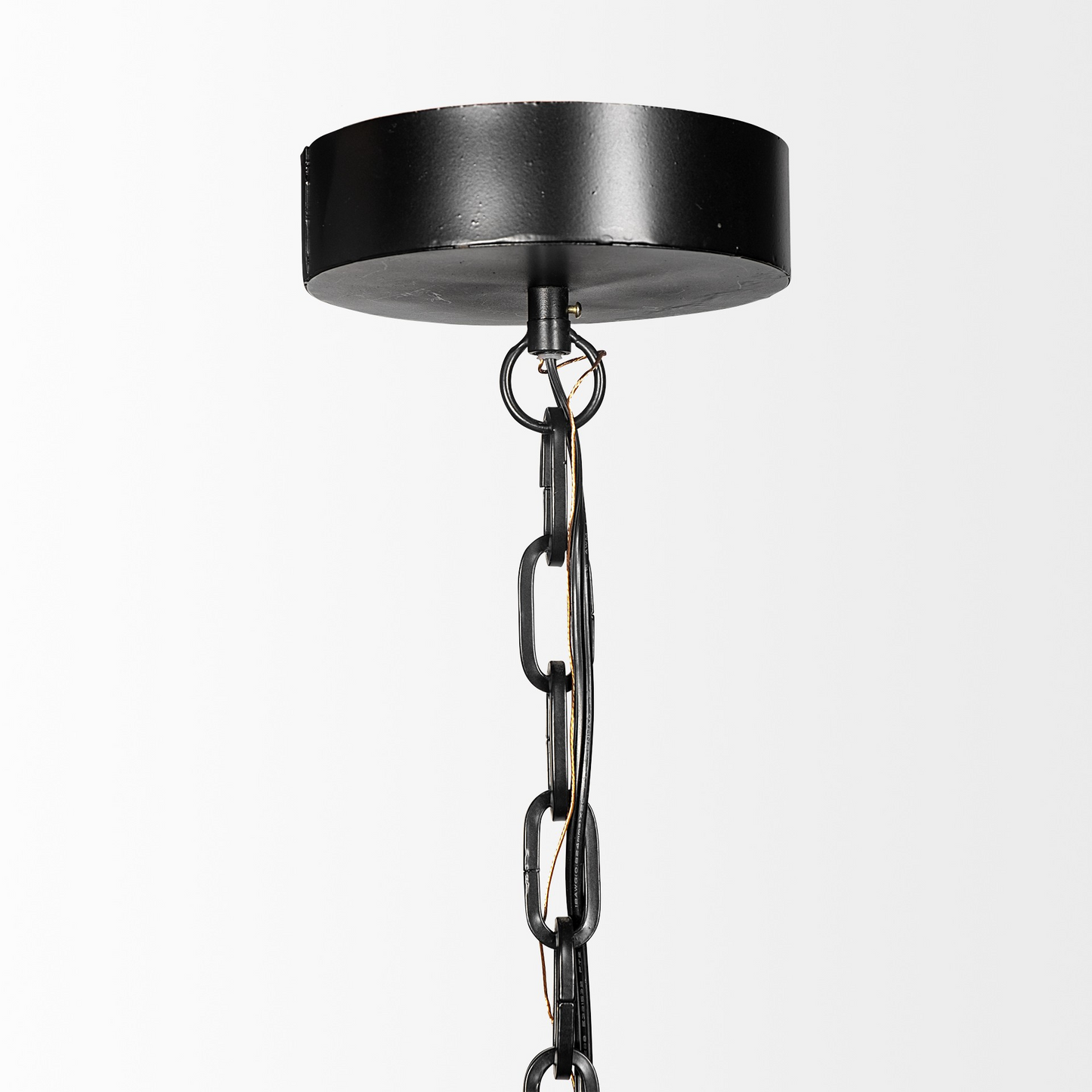 "Industrial Black Metal Hanging Pendant Light"