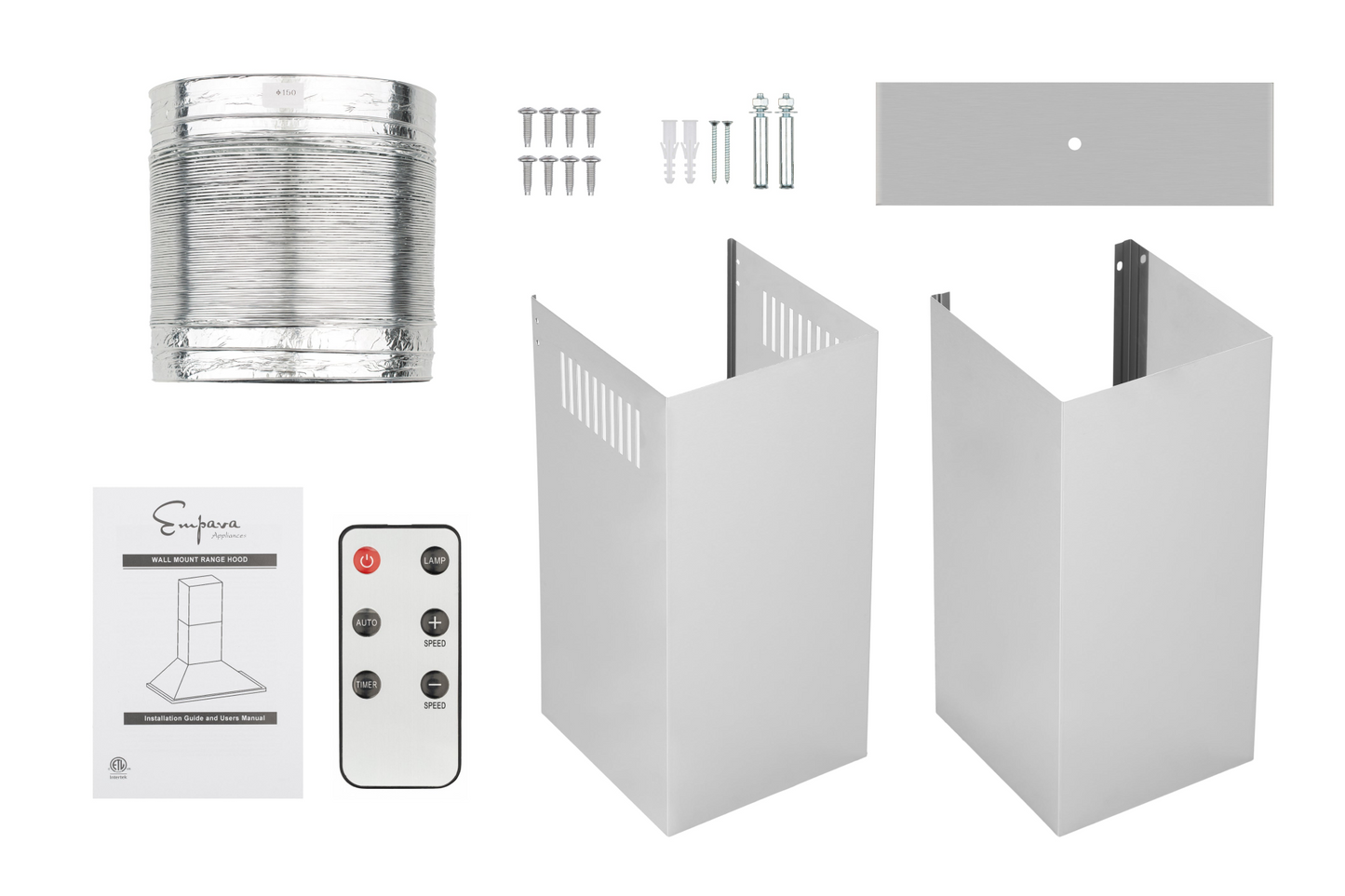 36RH04 36 in. 380 CFM Ducted Wall Mount Range Hood