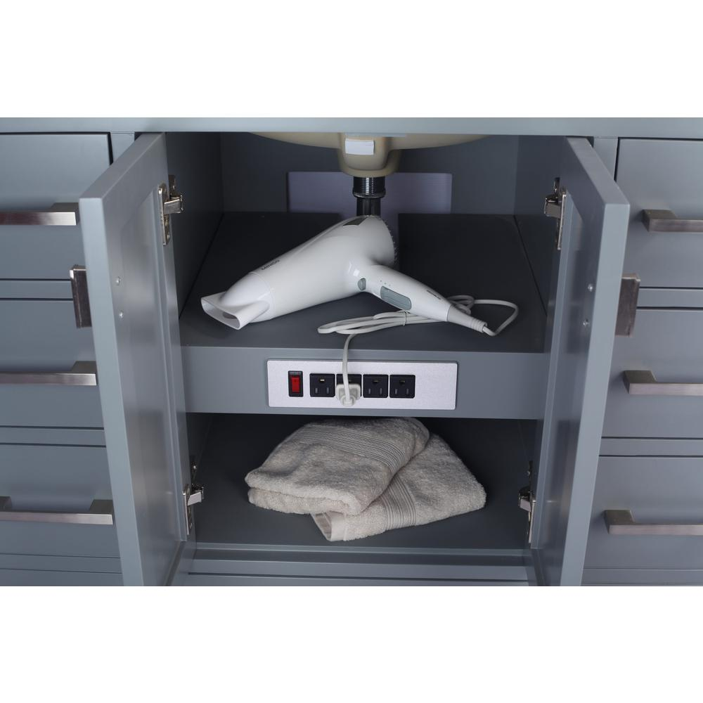 Wilson 42 - Grey Vanity Cabinet