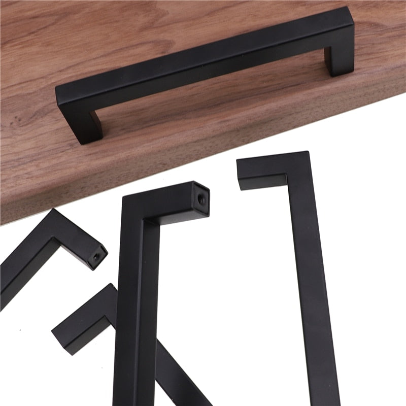 Modern Black Cabinet Pulls