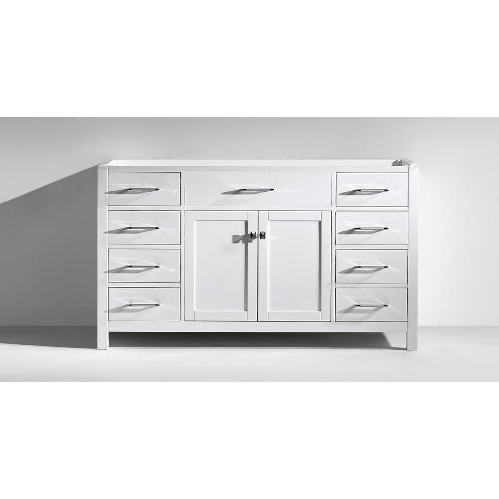 Caroline 60" Single Cabinet in White MS-2060-CAB-WH