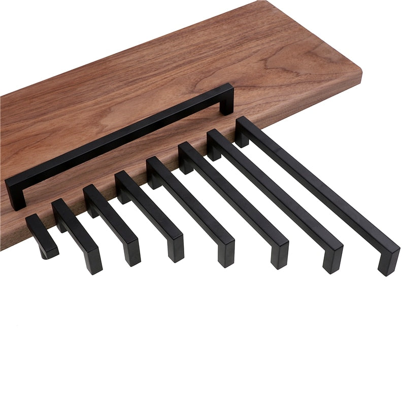 Modern Black Cabinet Pulls