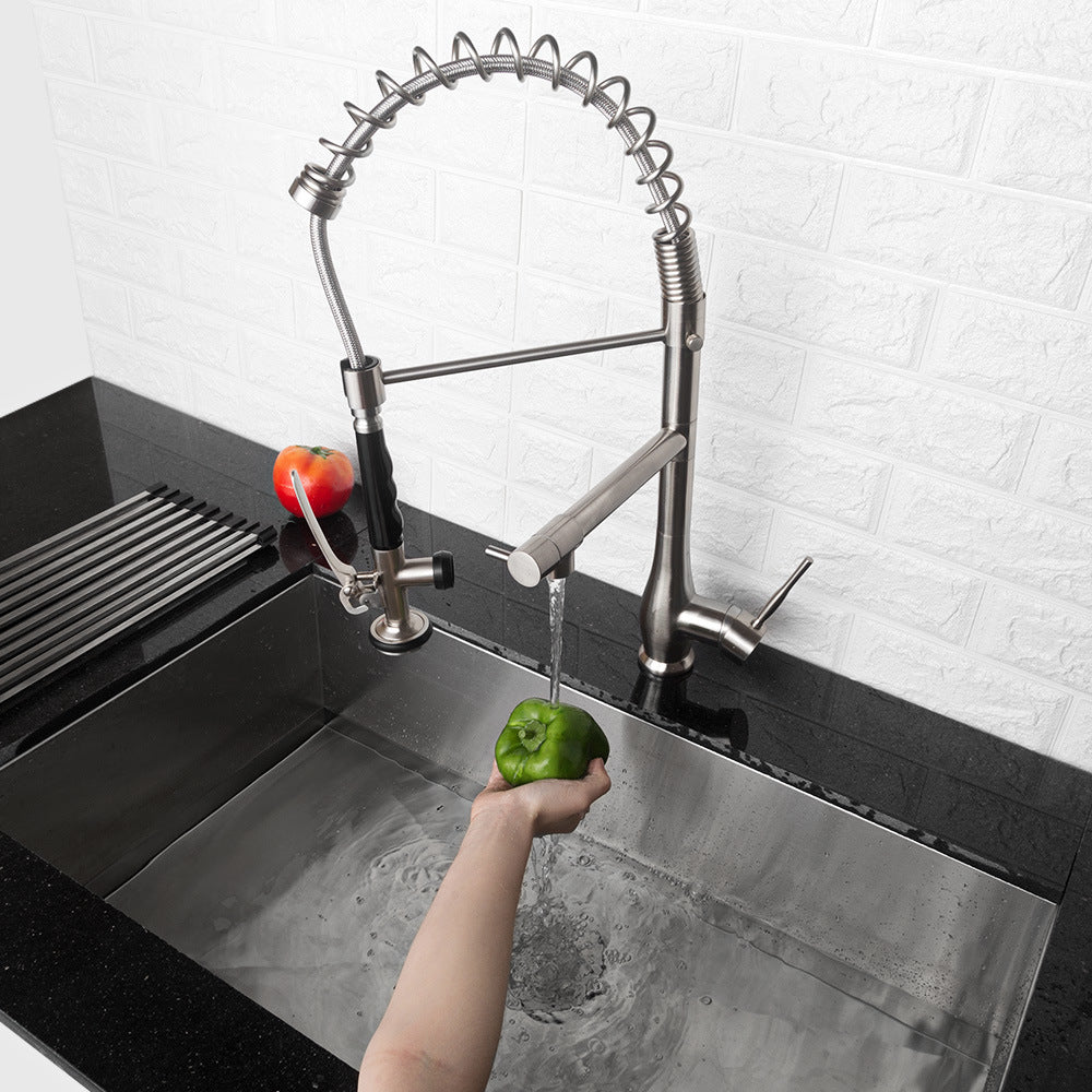 Lordear Single Handle Kitchen Faucet Single Hole Kitchen Sink Faucet