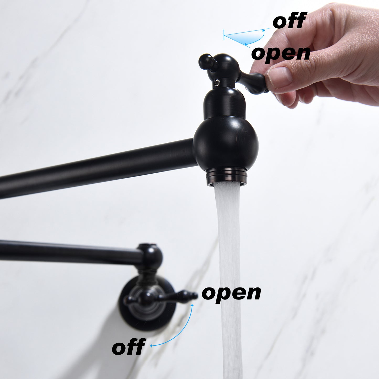 Folding Faucet Wall Mount Kitchen Pot Filler
