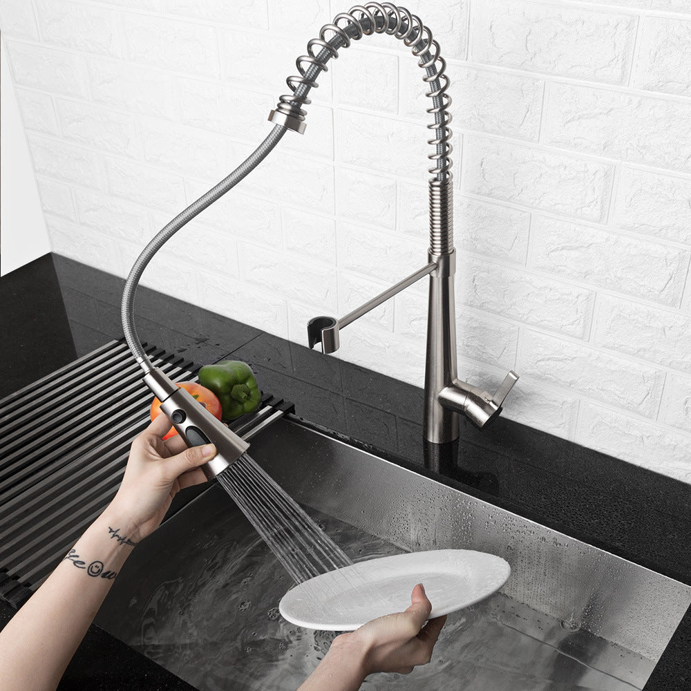 Lordear Single Handle Kitchen Faucet Single Hole Kitchen Sink Faucet