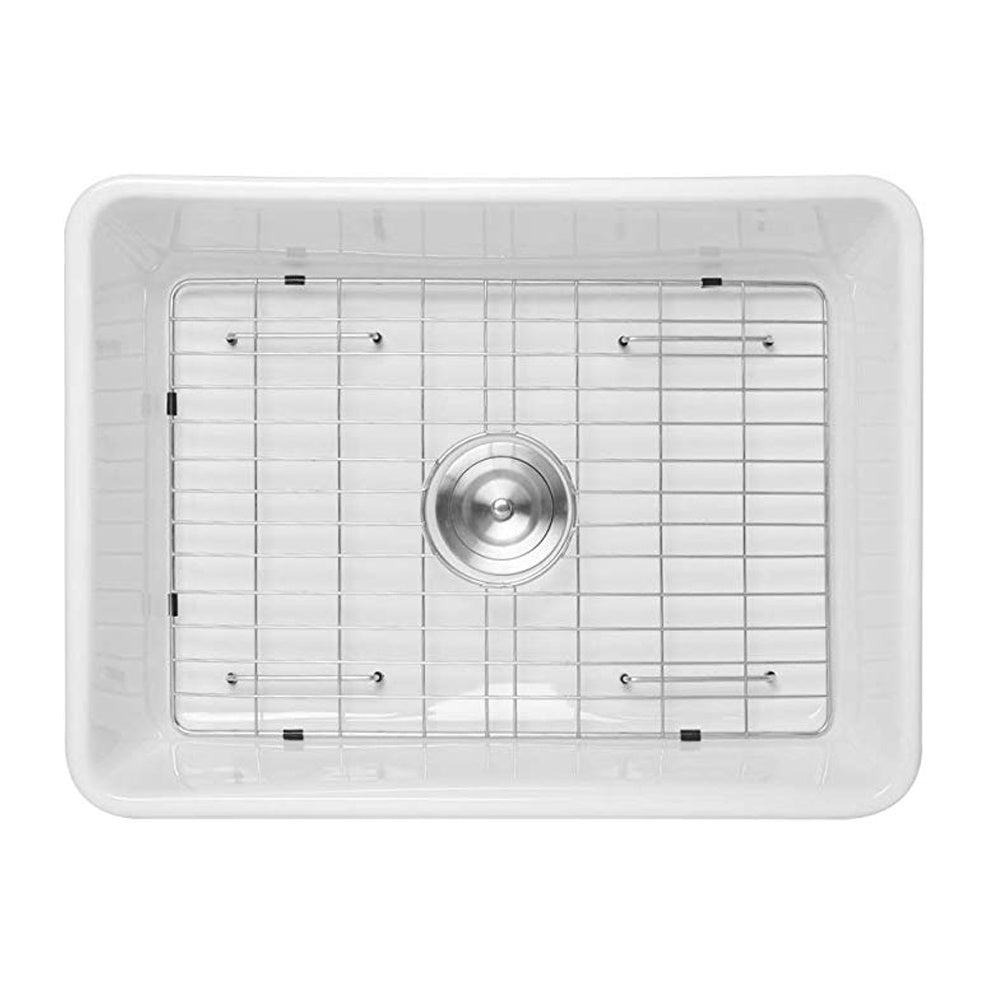 Farmhouse Kitchen Sink White Fireclay Apron Front Sink