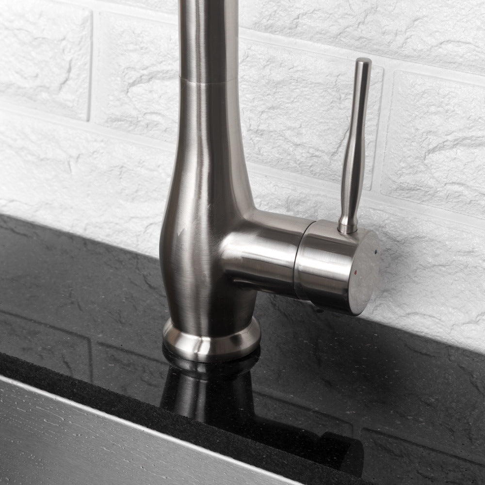 Lordear Single Handle Kitchen Faucet Single Hole Kitchen Sink Faucet
