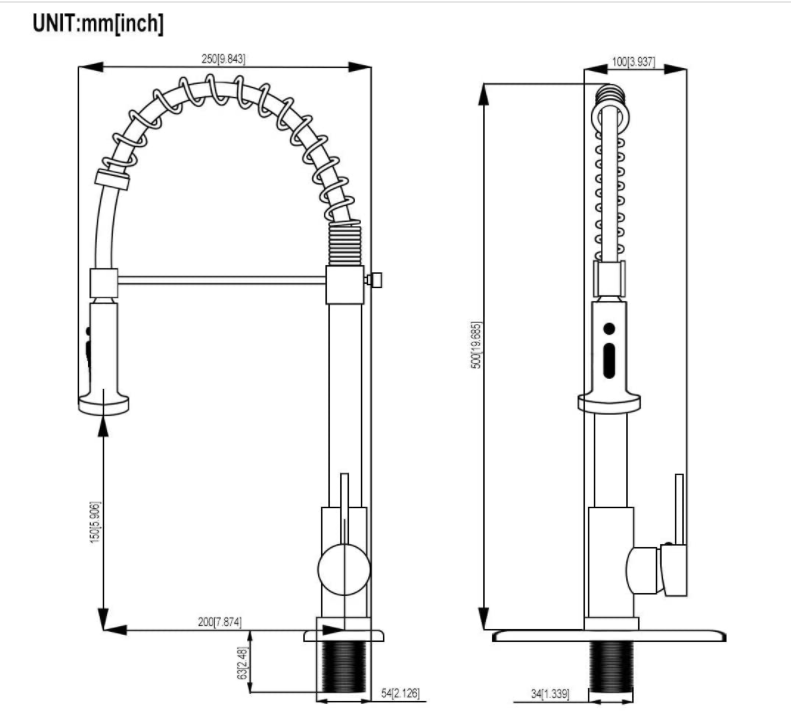 Lordear Single Handle Kitchen Faucet Single Hole Kitchen Sink Faucet
