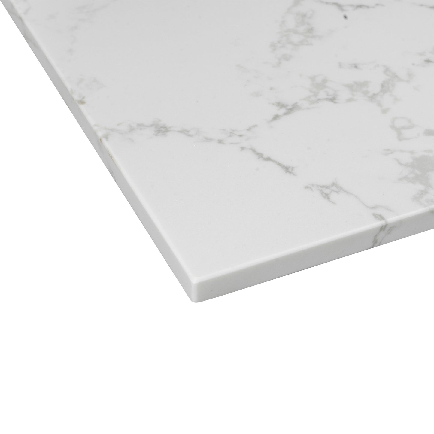 31inch bathroom vanity top stone carrara white new style tops with rectangle undermount ceramic sink and back splash with 3 faucet hole for bathrom cabinet