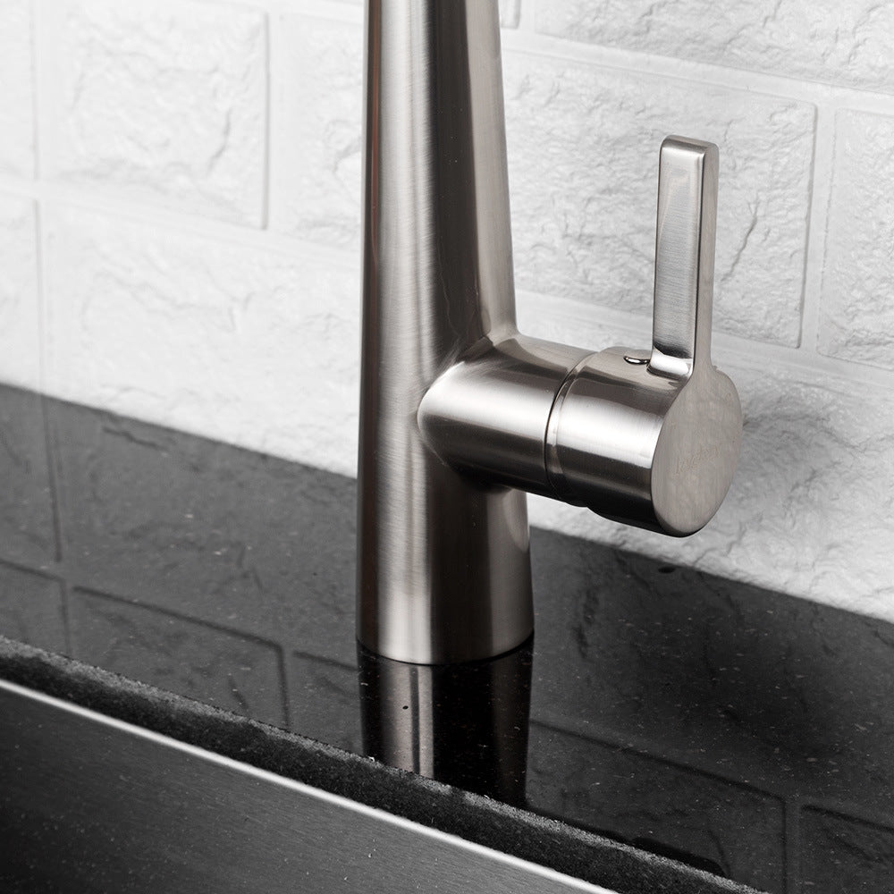 Lordear Single Handle Kitchen Faucet Single Hole Kitchen Sink Faucet
