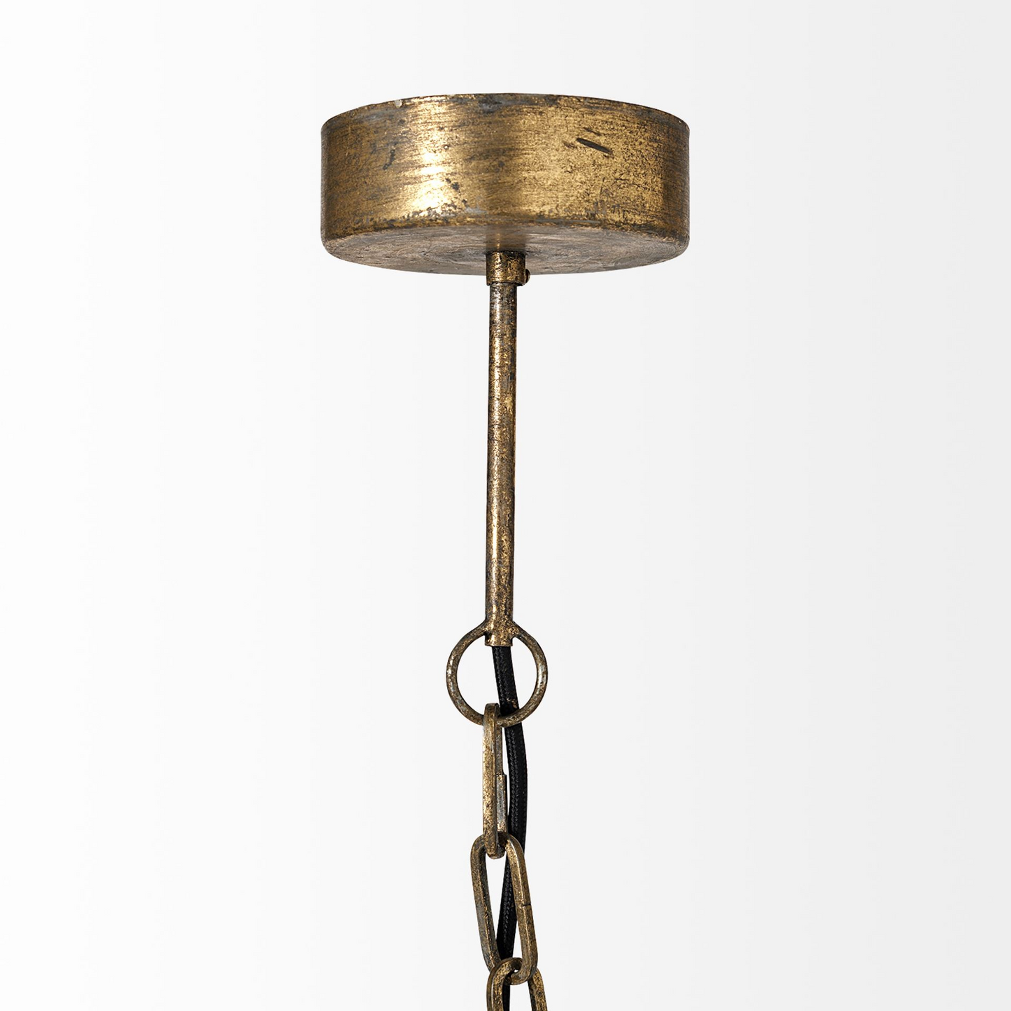"Gold Metal Globe Hanging Light"