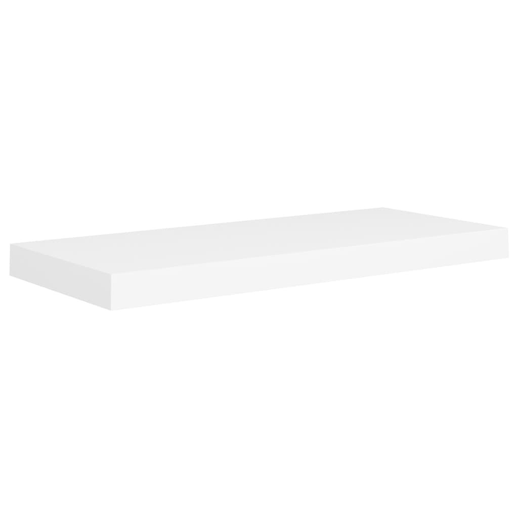 Floating Wall Shelves 2 pcs White 23.6"x9.3"x1.5"