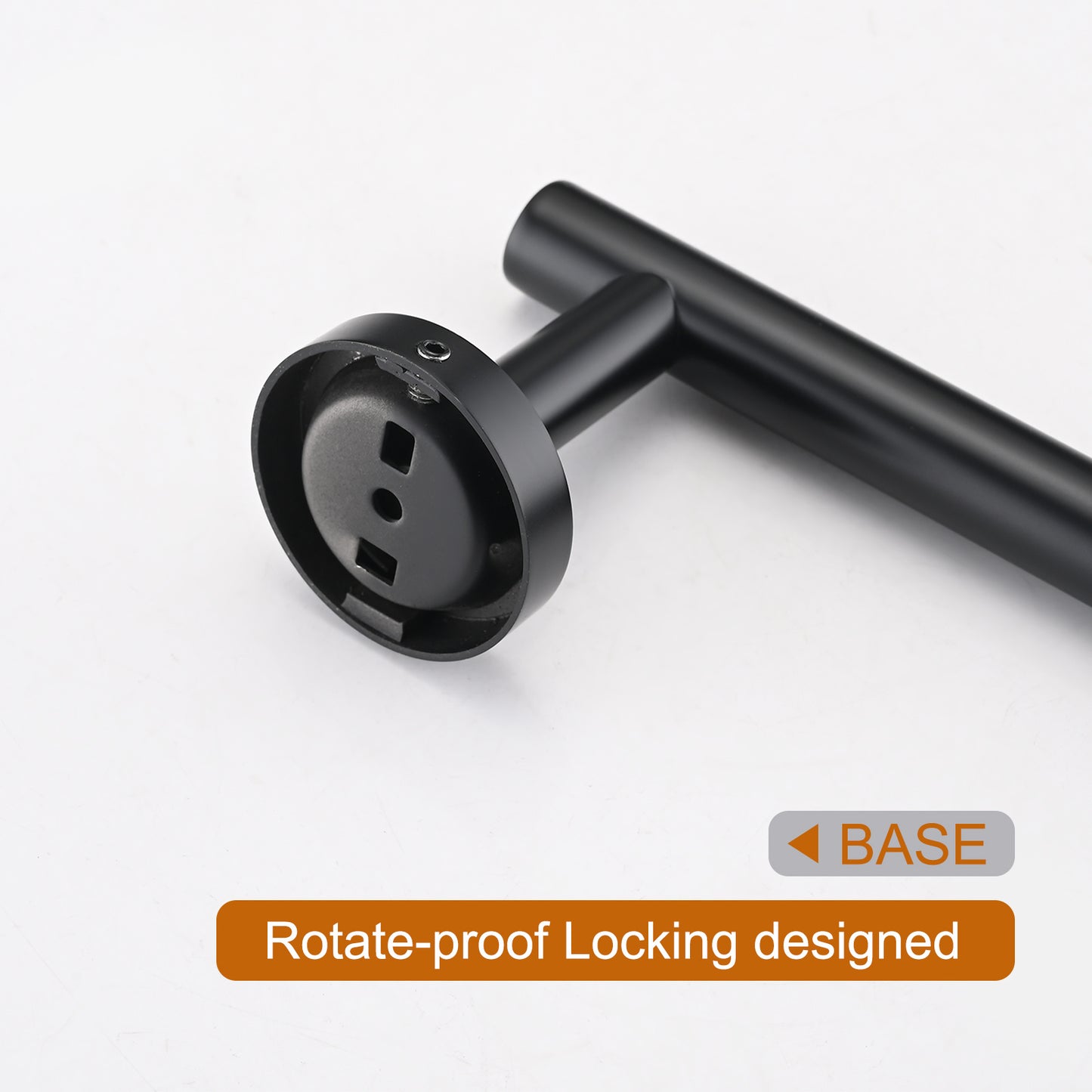 Matte Black Bathroom Hardware Set