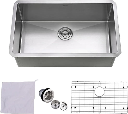 30-Inch Single Bowl Kitchen Sink