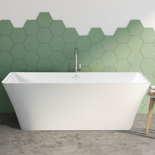 Acrylic Freestanding Bathtub, Contemporary Design Soaking Tub